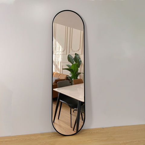Bathroom Hanging Wall Mirror, Large Full Length Wall Mirror Black