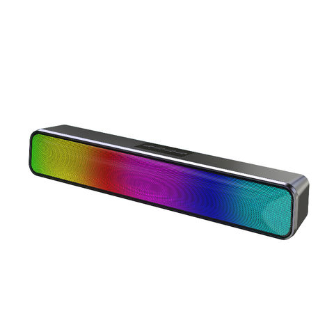 2021 hot sound bar, Colorful RGB light PC gaming speaker with powerful ...