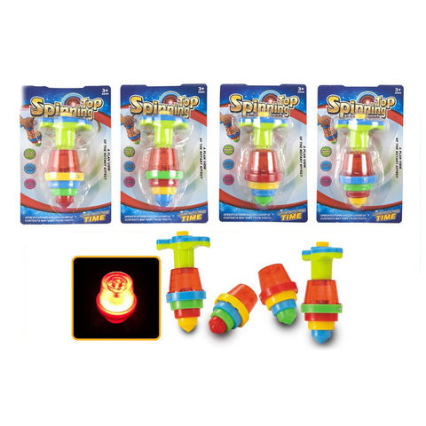 TongICheng Spinning Top Toy Light Up Flashing Spinning Top Toys with Gyroscope Novelty Bulk Toys Party Favors Kids Toys 
