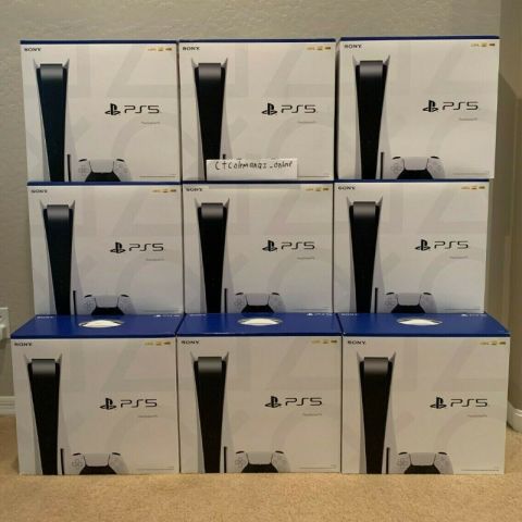 Sony PlayStation 5 PS5 Console - Standard Edition, Bluray, 825GB