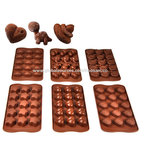 Buy Wholesale China Cute Silicone Molds - Non-stick - Easy To Use And Clean Candy  Molds - Chocolate Mo & Chocolate Jelly Candy Candle Mold at USD 0.9