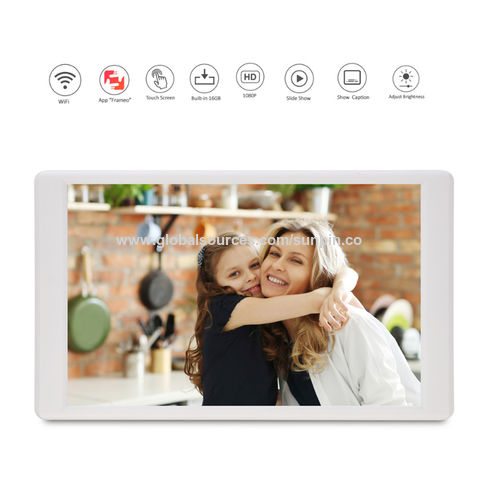 Cadre photobooth personnalisable - Rouge et ornement or