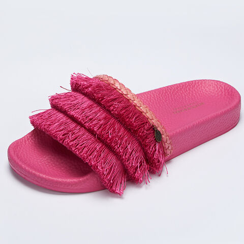 tassel slides womens