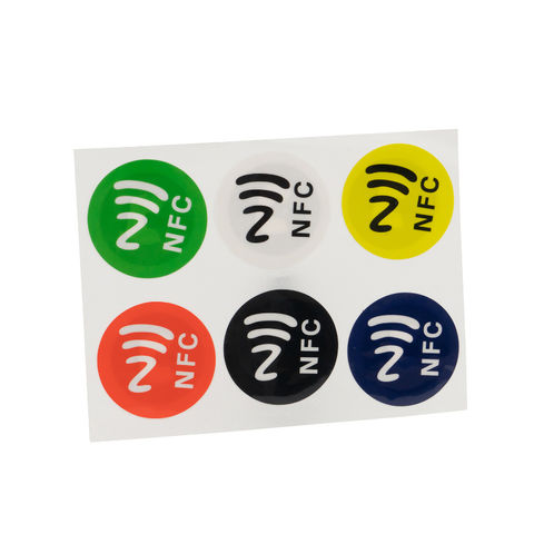 Wholesale Custom printing NTAG215 NFC Sticker tag Manufacturer and