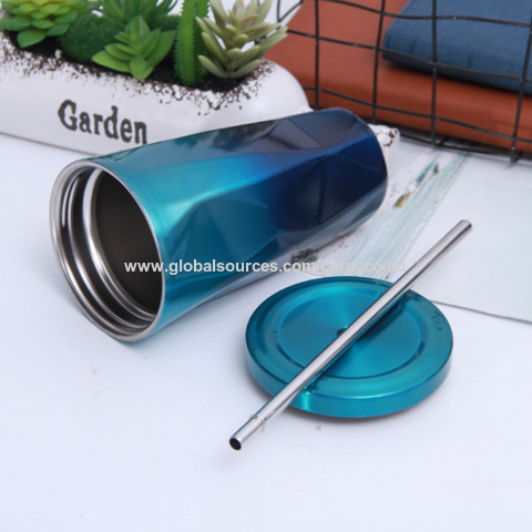 Buy Wholesale China 304 Stainless Steel Thermos Straw Tumbler Fit Car Gift Coffee  Cup Customized Outdoor Coffee Mug & Stainless Steel Travel Mug Tumbler at  USD 3.45