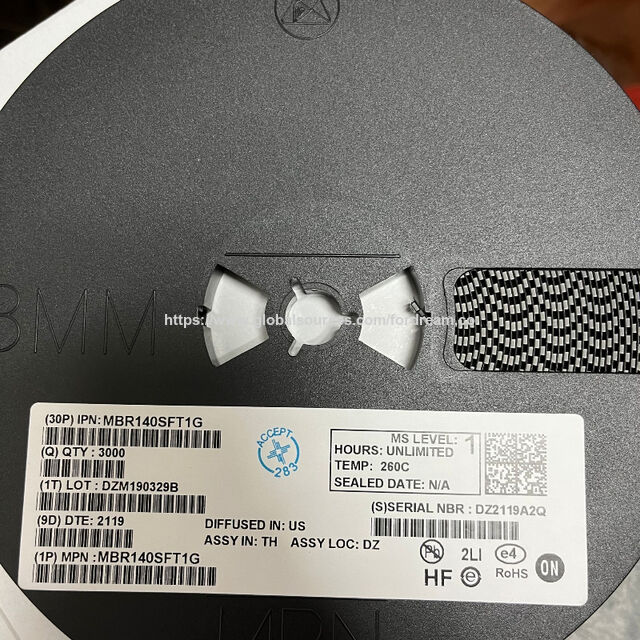 MBR140SFT1G Diodos Schottky e Retificadores 1A 40V Onsemi Componente Eletrônico - Distribuidor Autorizado