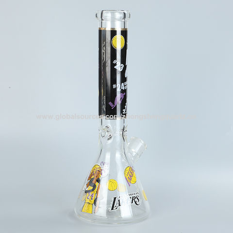 6'' Glass Bong Kookah Shisha Bowl Set Smoking Water Pipe Beaker Bubbler White 