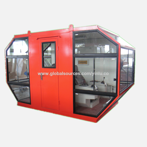 Portal-Kran-Bediener-Kabine mit Stuhl-Konsolen einheit und Klimaanlage/Bagger-Betreiber-Fahrerhaus Driv for sale at factory direct price