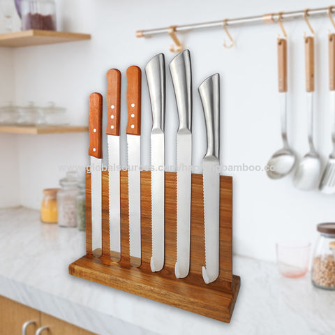 Knife Block Holder for Kitchen Knife Stand Without Knives Rack