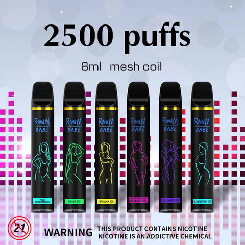 China 2500 Puffs Customized Disposable Electronic Cigarettes on Global ...