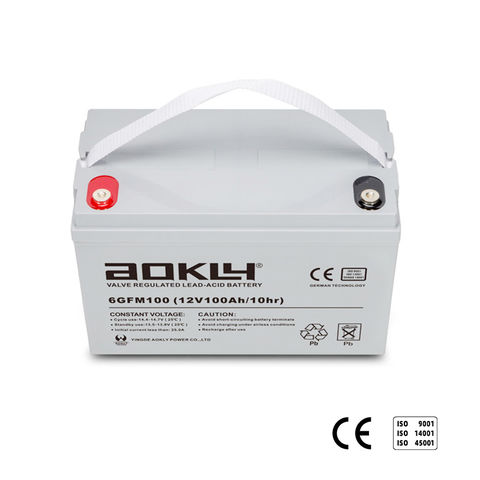 Aokly Agm Vrla Battery Batterie AGM. 6GFM100. 100Ah 12V
