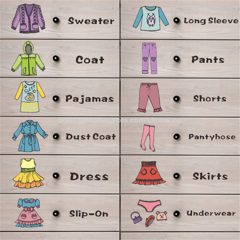 Bulk Buy China Wholesale Girl Clothes Classification Logo Wall