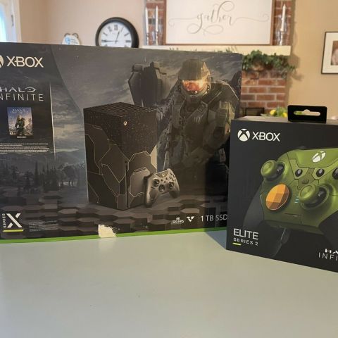 xbox series x console halo infinite bundle