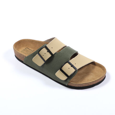 cork sandals men slider slippers Fashion sandals