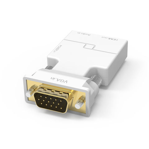 Adaptateur DVI-D vers VGA Convertisseur 24 + 1 mâle vers Femelle câble  Supporte 1080P/3D 60Hz pour PC/Moniteur/HDTV et Projecteur Etc