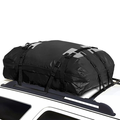 Waterproof Roof Top Cargo Bag Rooftop Carrier Foldable Luggage Storage Cube  Bag with Sturdy Buckle  Four Straps 600D Oxford Cloth 51x39x12 for Car  Auto SUV Van  Walmartcom