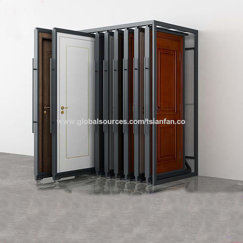 Door Display Rack For Interior Sliding Wood Doors Stand Push Pull Type ...