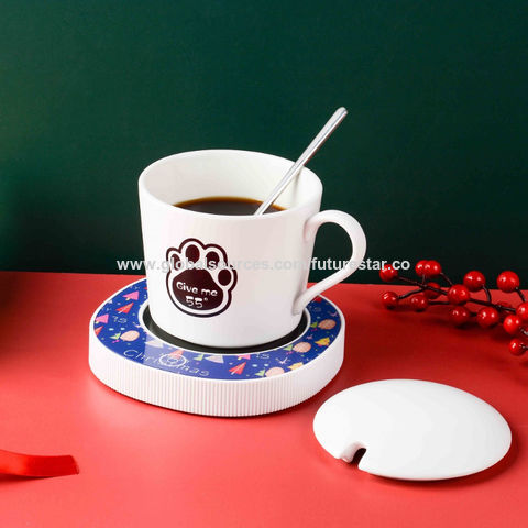 Chauffe-tasse USB, Sous-verre chauffant pour café ou thé, Chauffe-tasse