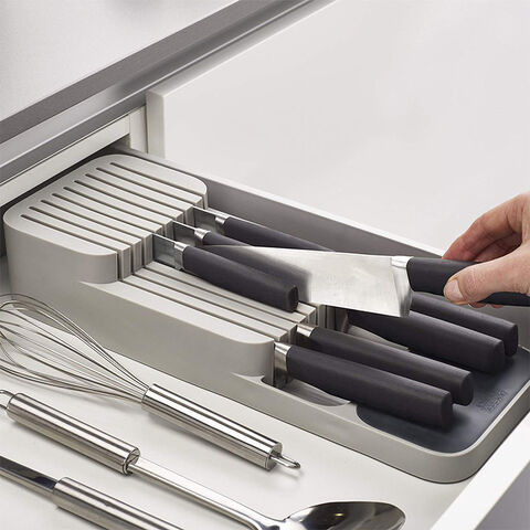Organizador de Cozinha, Bandeja para Facas, Bloco de Facas (facas não incluídas)