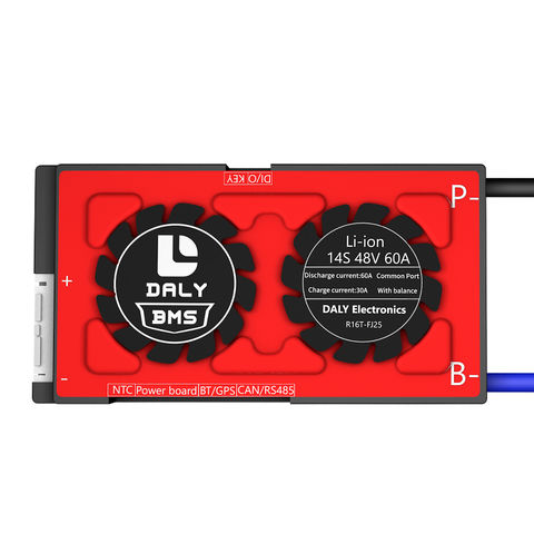 Li-ion BMS PCB 14S 48V 30A Daly Balanced Waterproof Battery Management System 