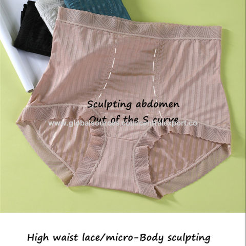 China underwear factory, produce and wholesale Waist control body sculpting  waist postpartum belly control underwear .