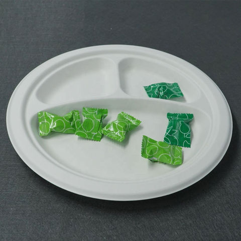 Buy Wholesale China 3 Compartment Plastic Disposable Plates With