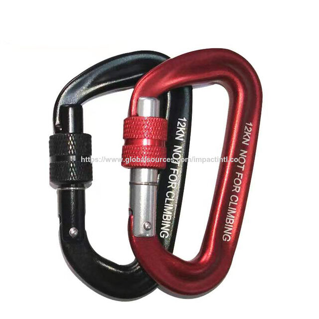 thumbnail image 2 of Gabbro Carabiner Clip Heavy Duty 2697lbs, 4 PCS 3" Large Lightweight 2 of 10