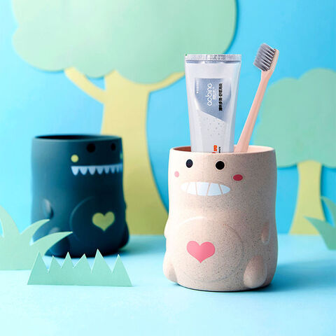 Plastic Toothbrush Toothpaste Cup Drinking Wash Gargle Cup Home Bathroom  L 