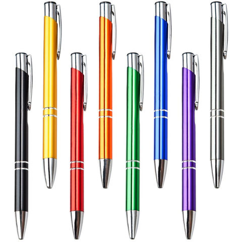 Luxury Customized Logo Ballpoint Pens Metal Gold Silver Gel Pen  School&Office Supplies Gifts Advertising Pen Engraved Names
