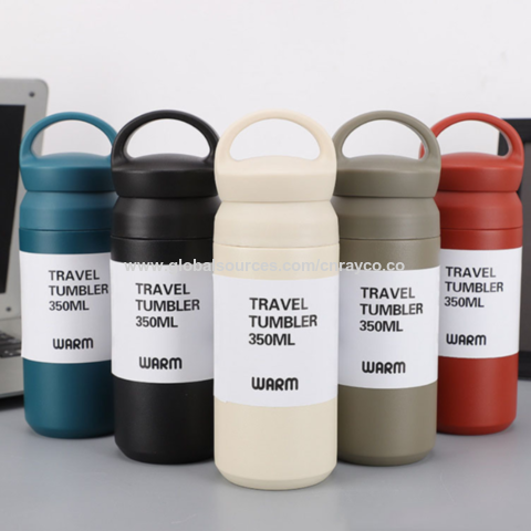 Portable 2 in 1 Lid Stainless Steel Tumbler Japanese Vacuum Travel Tea  Coffee Mug Gift Thermo Flask Bottle with Handle Customized Hot Water -  China Water Bottle and Mug price