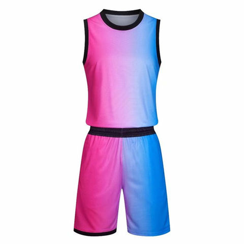 Adult Mens Basketball Kit Training Suit Sport Vest Shorts Jerseys Set Tracksuit 
