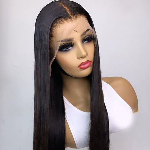 silky straight lace front wigs