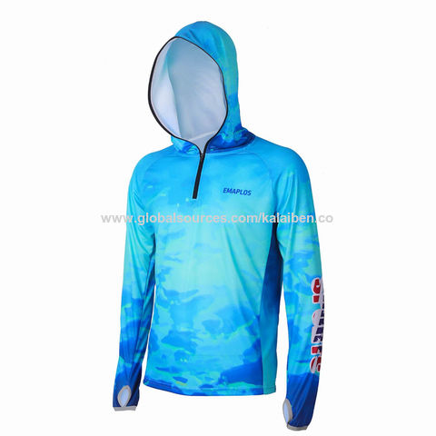 Customized Sublimation Printed Hooded Fishing T Shirt,digital Printed Hoodie  For Sports Events Oem $2.2 - Wholesale China Fishing Hoodie at factory  prices from Fujian Kalaiben Network Technology Co., Ltd