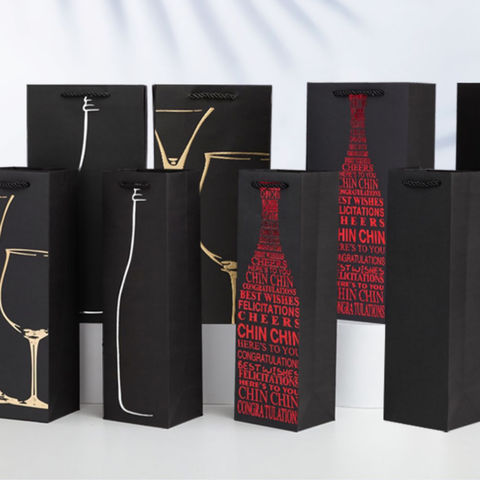 custom printed wine bolsas