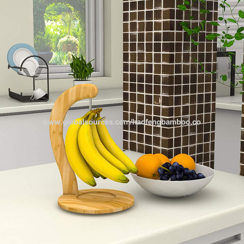 Bulk Buy China Wholesale Natural Banana Hanging Rack Holder Sturdy