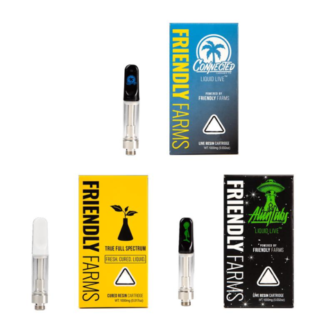 Friendly farms Cbd Vape Cartridge 2-in-1 0.5ml Ceramic Carts With 510 ...