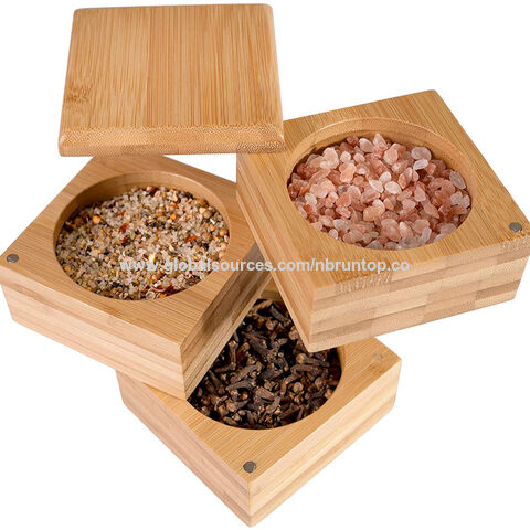 Buy Wholesale China Condiment Container Seasoning Box Set,bamboo