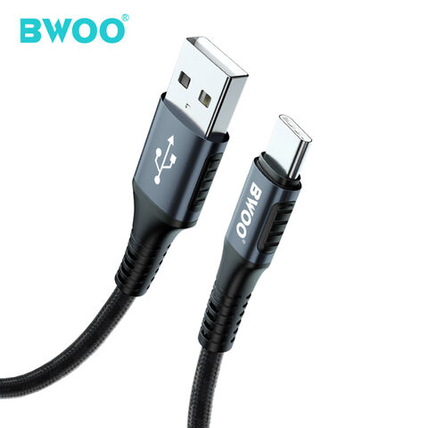 Buy Wholesale China Bwoo Usb-c Cable Nylon Fabric Weave 5a Fast ...