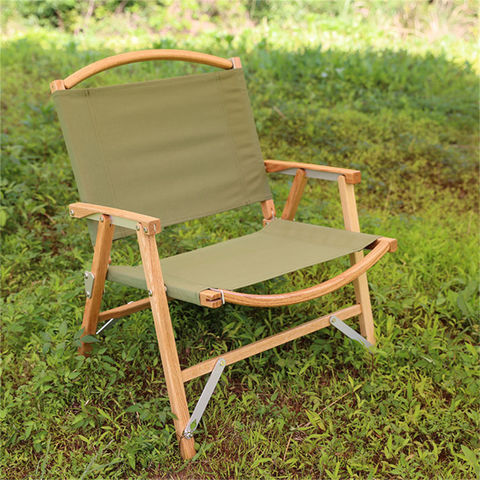 Buy China Wholesale Folding Chair Outdoor Wooden Canvas Camping