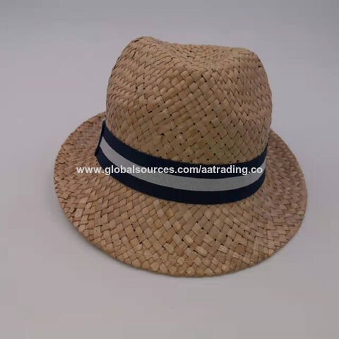 Custom Fashion Visor Boater Sun Hat For Men Boys Summer Beach Outdoor  Ribbon Straw Flat Top Hats $2.35 - Wholesale China Men's Straw Hats at  Factory Prices from NANTONG HAIMEN ANTESI TRADING