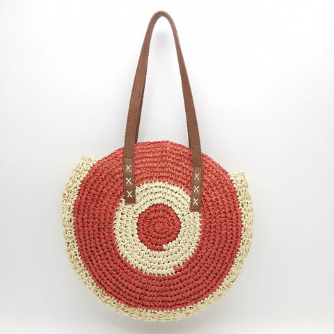 Handmade Vintage Natural Rattan Beach Bag Women Straw Shoulder Bags Girls  Bamboo Handbag - China Bag and Handbag price