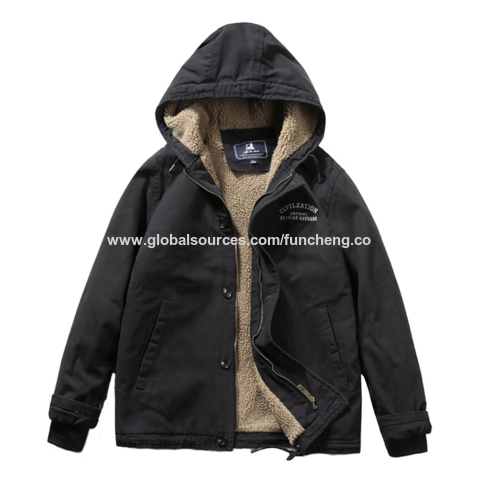 sweatshirt lined windbreaker