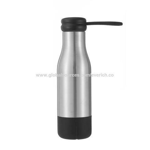 500 ML. (17 OZ.) SINGLE WALL GLASS WIDE MOUTH WATER BOTTLE