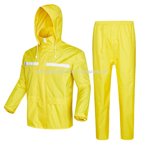 High Quality Men's Women's 100% Waterproof Nylon Polyester Shell Rain Coat  And Rain Pants Rainwear - China Wholesale Rainwear $3.8 from Fujian Yilai  Import & Export Co., Ltd