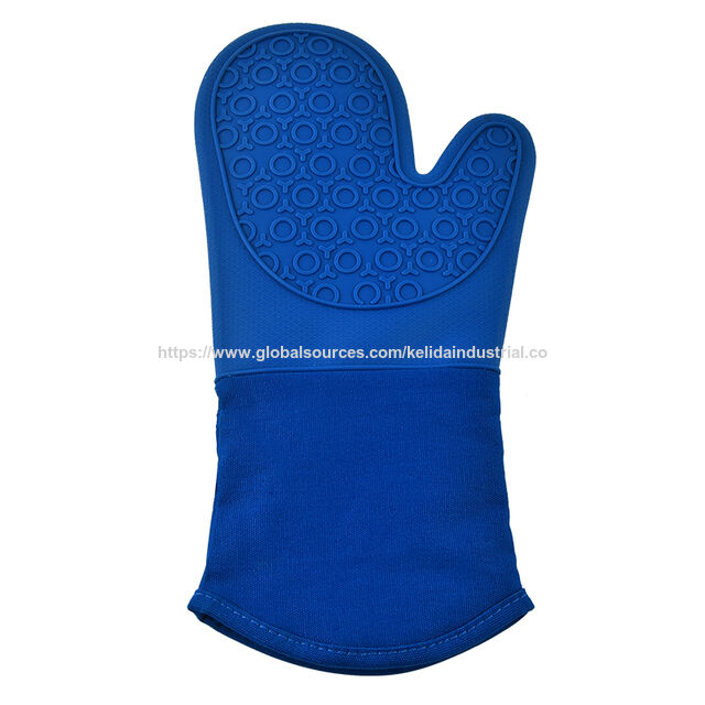Guantes de silicona para horno, cocina, barbacoa, parrilla, resistentes al calor, para microondas, personalizados para hornear for sale at factory direct price