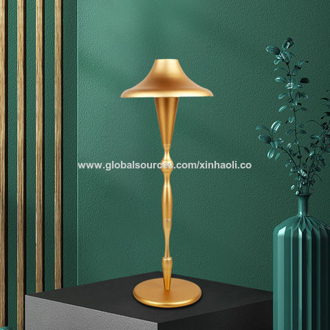 Green Glass Cordless Table Lamp, Built-in 4400mAh Lithium Battery