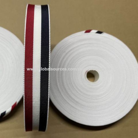 Thick Twill Tape Multi Color Polyester Jacquard Webbing - China Ribbon and  Elastic Band price
