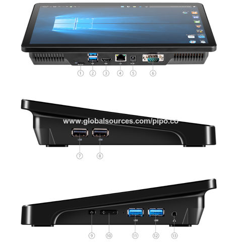 Mini All In One Pc Tablet With 6usb Po 2022 8+180gb 11.6