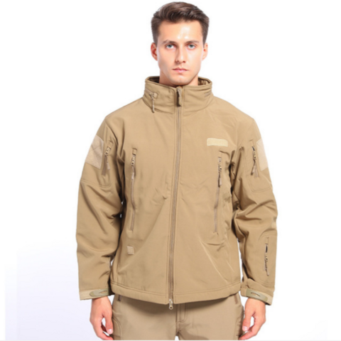 Fleece Jacket Men's Fishing Hunting Clothes Military Tactical