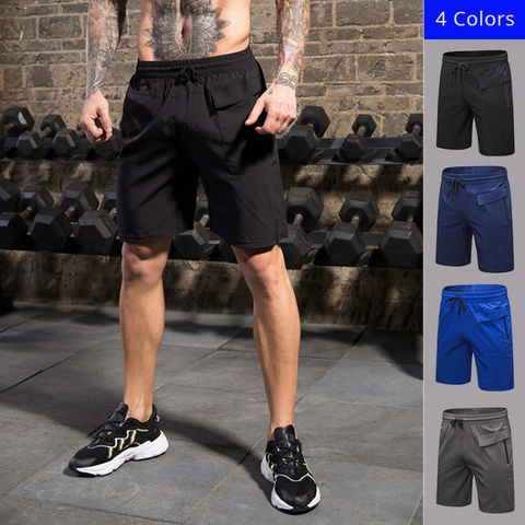 Pantalones cortos para hombre, pantalones cortos de entrenamiento de  gimnasio para hombre, de secado rápido, levantamiento de pesas, pantalones  cortos
